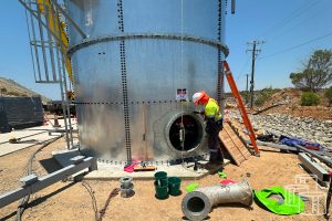 Panel tank refurbishment with corrosion treatment and structural repair