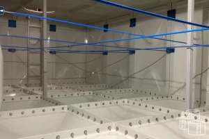 GRP panel tank refurbishment for potable water storage