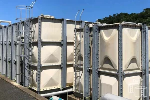 GRP panel water tanks for industrial water storage