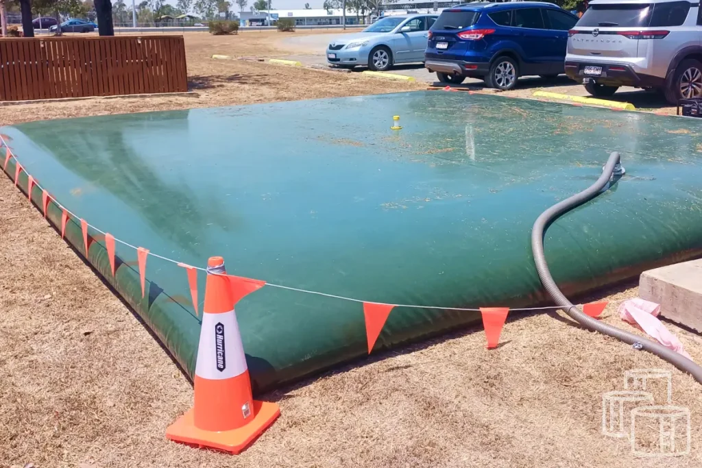 Bladder tank replacement performed by Australian Fire Tanks team