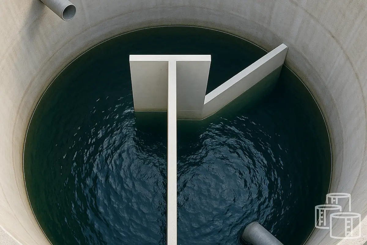 Curtains in storage tanks used to separate internal work zones