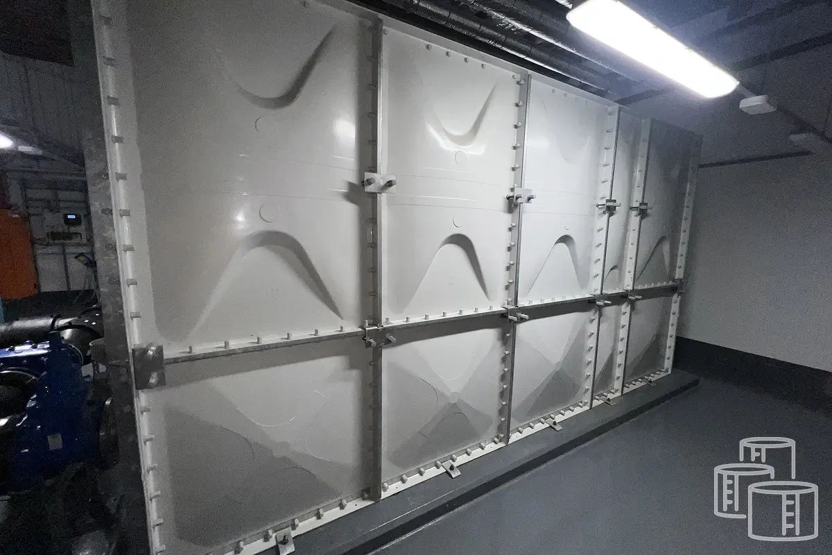 sectional grp water panels