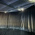 smooth pvc liner surface in drinking water tank